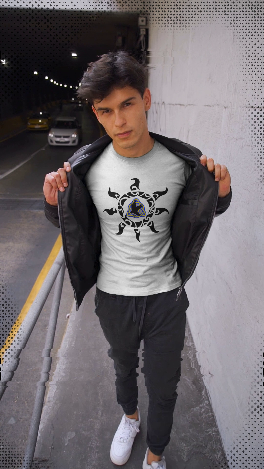 T-shirt: tribal sun
