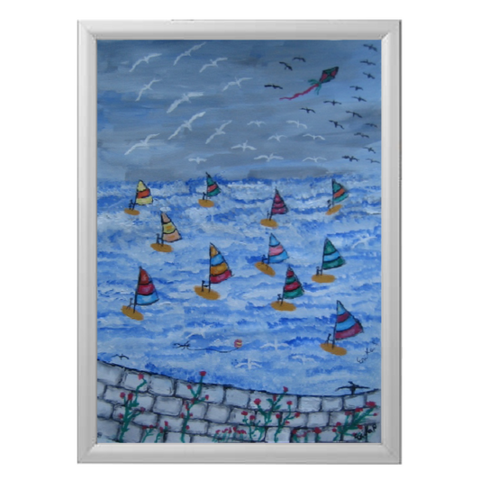 Quadro: Vele dal muretto