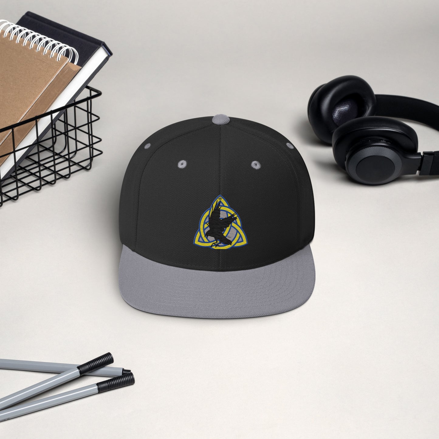Cappellino snapback (baseball) Black Crow