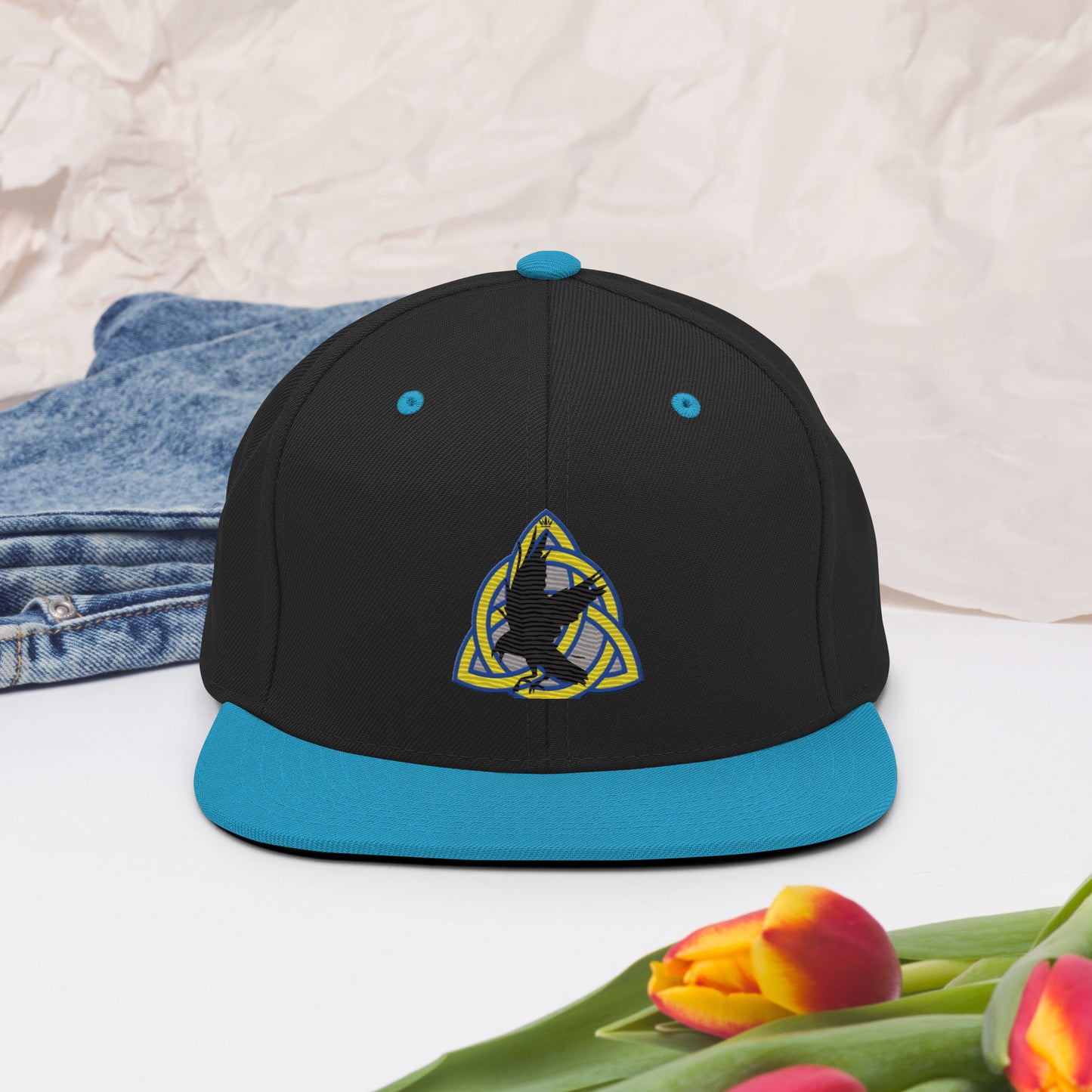 Cappellino snapback (baseball) Black Crow