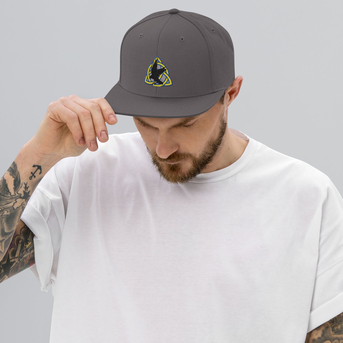 Cappellino snapback (baseball) Black Crow