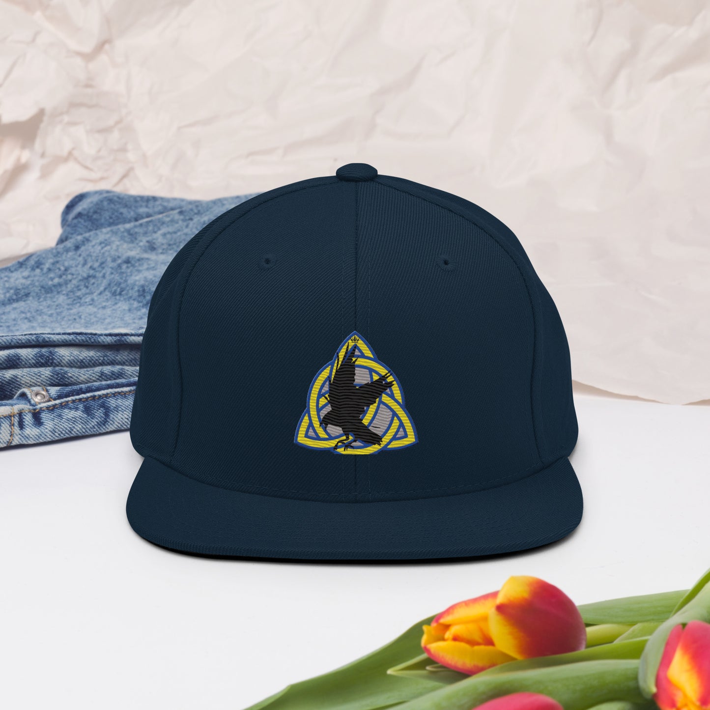 Cappellino snapback (baseball) Black Crow