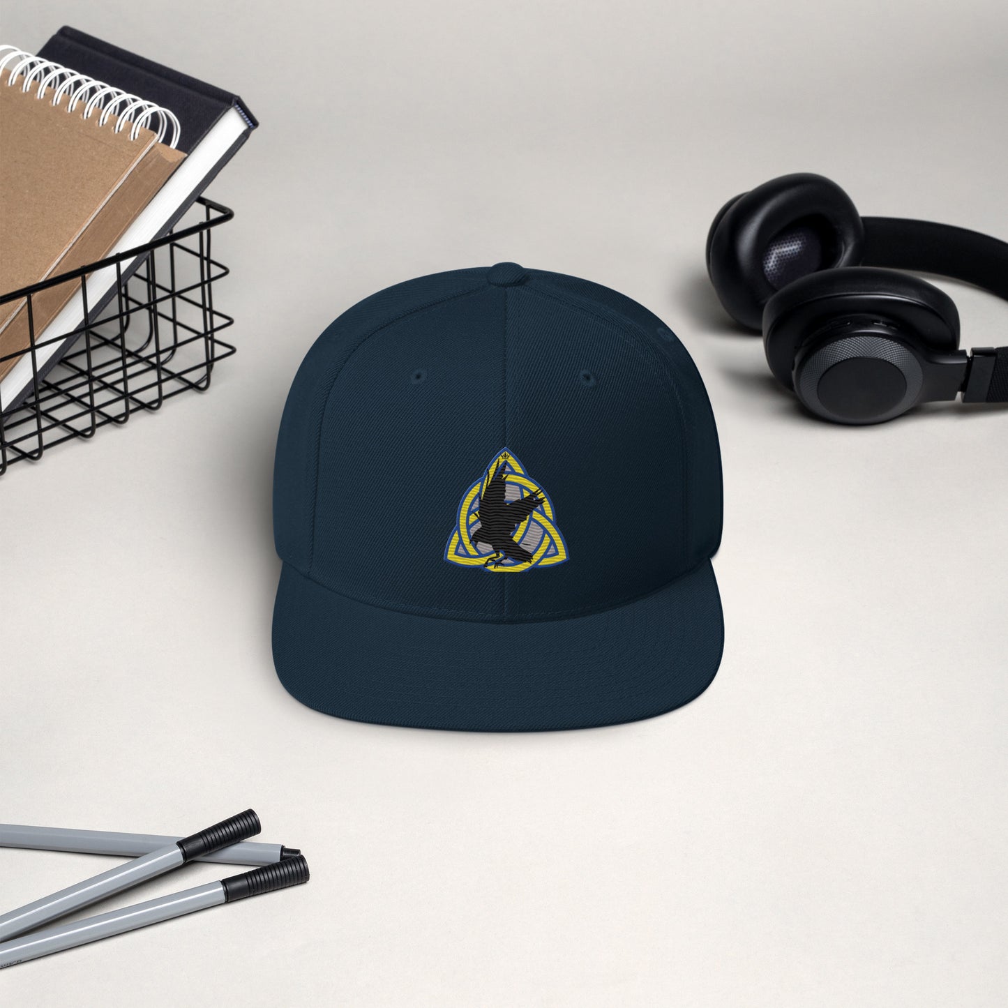 Cappellino snapback (baseball) Black Crow