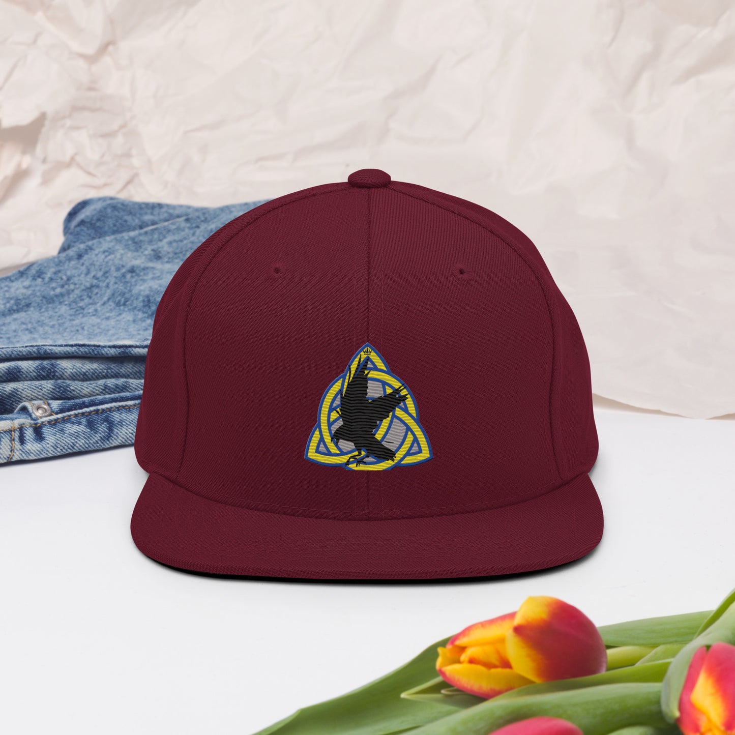 Cappellino snapback (baseball) Black Crow